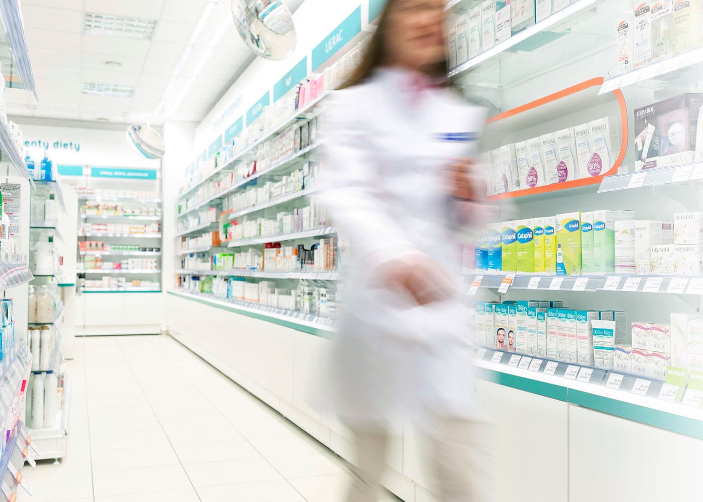 Pharmacy interior